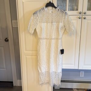 Brand nee with tags LuLus white lace dress